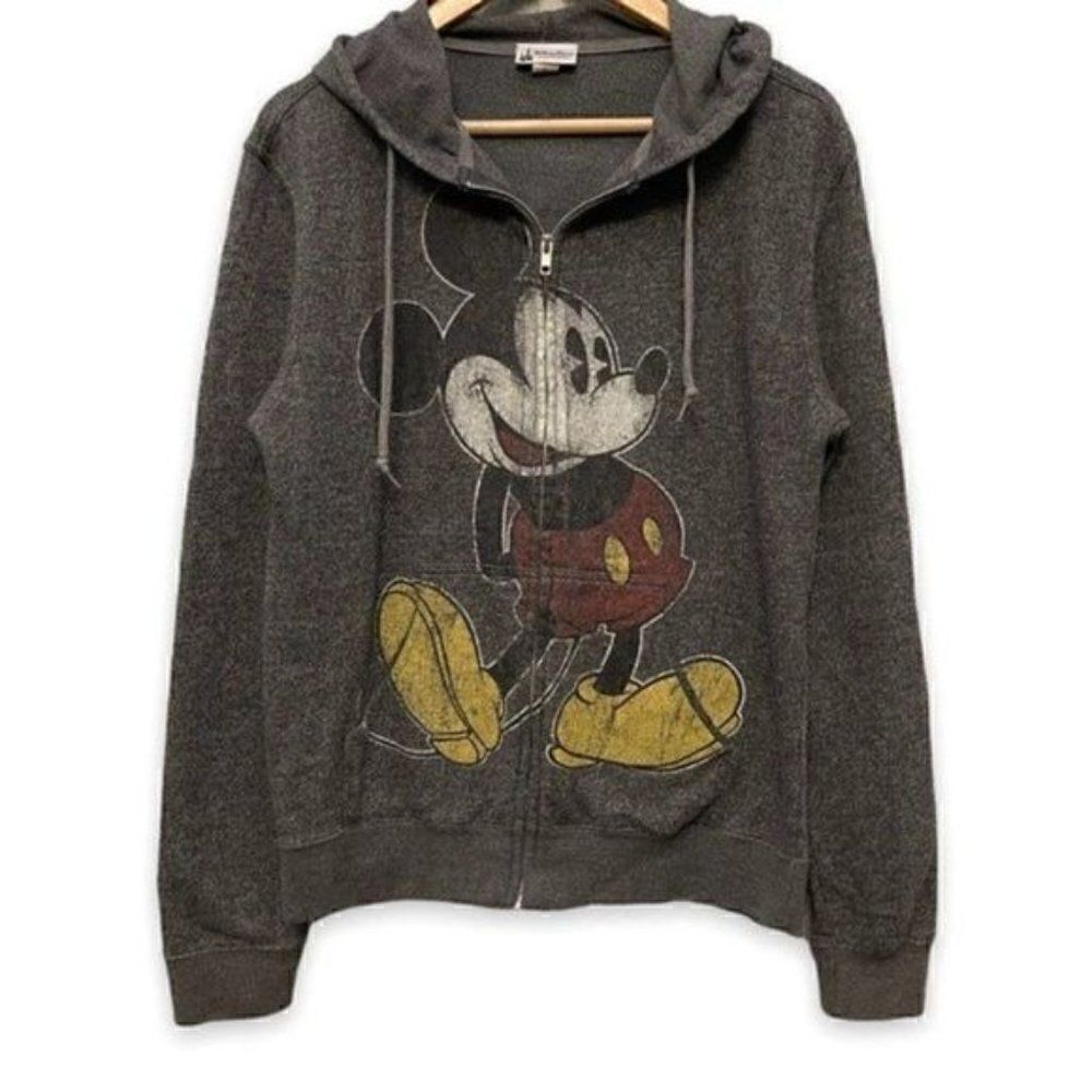 Disney Parks Mickey Mouse Zip Up Hoodie